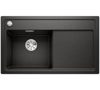 Blanco Zenar 45 S fregadero de granito 86x51 cm negro 526034
