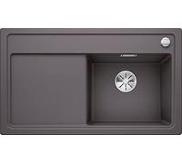 BLANCO ZENAR 45 S - Fregadero de granito de granito de SILGRANIT gris roca | tipo de montaje: instalación desde arriba | lavabo principal a la derecha | para armarios inferiores de 45 cm de ancho |