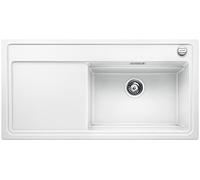 Blanco zenar XL 6 S Vapor Gar Plus, incluye tabla de cortar de cristal fregadero, SILGRANIT Puradur