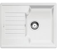 Blanco Zia 40 S fregadero de granito 61.5x50 cm blanco 516922