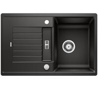 Blanco Zia 45 S fregadero de granito 75x50 cm negro 526012