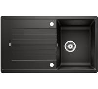 Blanco Zia 45 SL fregadero de granito 86x50 cm negro 526011