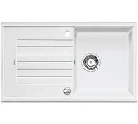 BLANCO ZIA 5 S - Fregadero Rectangular de Granito para Armarios Bajos de 50 cm de Ancho - De SILGRANIT - Blanco - 520506