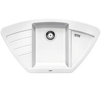 Blanco Zia 9 E fregadero de granito 93x51 cm blanco 514758