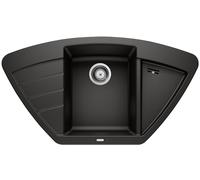 Blanco Zia 9 E fregadero de granito 93x51 cm negro 526031