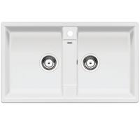 Blanco Zia 9 fregadero de granito 86x50 cm blanco 516678
