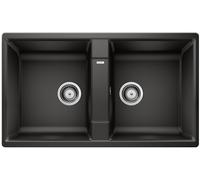 Blanco Zia 9 fregadero de granito 86x50 cm negro 526029