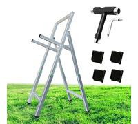 Blancos de Tiro con Arco, Marco Objetivo, Altura Ajustable Acero Inoxidable Plegable Diana de Tiro con Arco