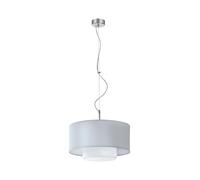 Blancos Lámpara Colgante Verrona Tela Cristal Ø35cm Redondo Comedor Salón
