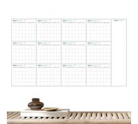 Blank Calendar Planner, Reusable Wall Planner, Large Dry-Erase Calendar, 35x58 Inch Erasable Planning, 86.36x147.32cm, Monthly and Weekly Scheduling Board