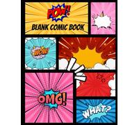 Blank comic book