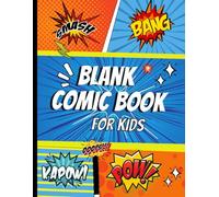 Blank Comic SketchBook For Kids: Create & Draw Your Own Comics With Joy in a Large Format Panels Sketchbook Blank Comic Stripes - 120 Pages