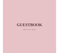 Blank Guest Book Pink Edition - For Weddings, Birthdays, Baptisms and Special Occasions - 120 Pages - 8.5 x 8.5 in: The soft pink cover brings a romantic, feminine touch.