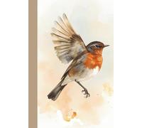 Blank Journal Notebook A5: Plain Sketch Book for Women Men | Hardcover or Softcover | Unlined Journaling for Work, Writing & Sketching | 6 inches x 9 inches (Robin Bird)