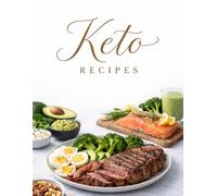 Blank Keto Recipe Book | 100 Recipe Pages + 100 Note Pages