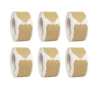 Blank Label Stickers, Adhesive Paper Decal, Self Adhesive Tags with Smooth Texture, Jar Labels with Durable Build, Stationery Supplies for Business Office Folders Shelves Bread Bags Box Greetings