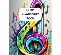 Blank Music Manuscript Book with 12 stave-100 pages