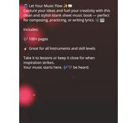 Blank Music Sheet: 100 Blank Pages Music Sheet, Manuscript Paper Book, Composition Paper Notebook
