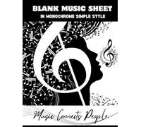Blank Music Sheet: Blank Sheet Music Notebook for Musicians, Songwriters, and Students | Blank Music Manuscript Paper for Kids and Adults 100 pages