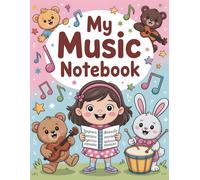 Blank Music Sheet Notebook for Girls: Fun and Easy Music Manuscript Book with Wide Staff Paper - Perfect for Beginners and Young Music Students
