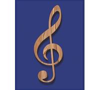 Blank Musical Staff Paper: Wide Staff Manuscript Paper Notebook | 100 Pages | 8.5x11 Inches