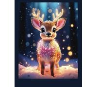 Blank Note Book with Cute Baby Reindeer: A cute space to write down all your dreams, memories, drawings, lyrics and more.
