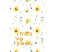 Blank Notebook I trust my journey: A Colorful Journal with 80 Watercolor Pages (5” x 7”)