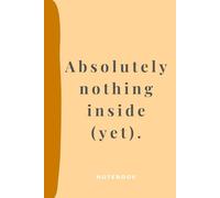 Blank Notebook - Simple Minimalist Journal for Sketching, Writing & Creative Ideas | Plain Notebook for Everyday Use