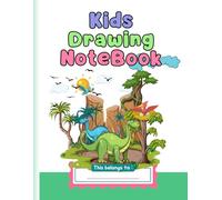 Blank Pages Notebook for Kids: Dinosaur Doodle book for Kids Ages 3-6: Blank Drawing Pad with Cute Dinosaur Covers | Fun Creative Drawing Book for Toddler Kids Who Love to Draw