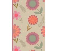 Blank Paper Notebook / Sketchbook: Beautiful Floral Pattern Journal | 150 Lined Pages for Writing, Notes, Ideas, and Journaling (Flowers Fireworks Stationery Collection)