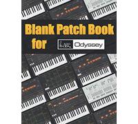 Blank Patch Book for Arp Odyssey : Blank Patch Sheets Notebook | 8,5" x 11" A4 Large Notebook , 134 Pages | Very Useful | Convenient to keep your favorite patches in one book