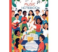 Blank Sheet Music Notebook:: 110 Pages Composition Staff Paper Notebook