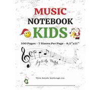 Blank Sheet Music Notebook for Kids: Staff Manuscript Paper | Blank Music Composition Notebook | Manuscript Pad (Nova Notes)