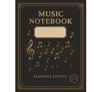 Blank Sheet Music Notebook | Wide Staff Blank Manuscript Paper | 6 Staves Per Page: 64-page music writing book, 8.5x11 in format, for composing, lessons, and practice