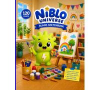 Blank Sketchbook for Kids - 120 Pages, 8.5" x 11" | NIBLO Universe: Softcover Sketchbook for Drawing, Doodling, Coloring & Creative Art