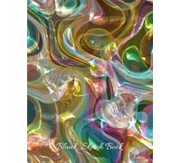 Blank Sketchbook - Sketch Book Notebook for Drawing, Writing Painting Sketching Or Doodling: Artist Sketchbook, 100 Pages, Large Size 8 x 11, Unique Abstract Cover - Makes A Perfect Gift!