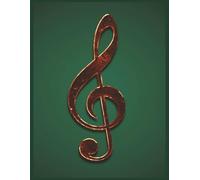 Blank Staff Paper Sheets: Wide Staff Music Manuscript Notebook | 100 Pages | 8.5x11 Inches