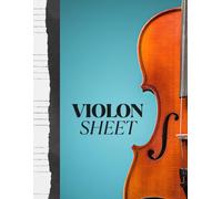 Blank Violin Sheet Music Notebook - Cahier de Musique pour Violon à Portées Vierges: 12 Staff Paper per Page | 180 Pages | 8.5 x 11 in | Music ... - 12 portées par page, format 8.5x11 pouces.