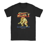 Blanka II Game Fan Men's Clothing Leisure Shirt Short Sleeve Funny T-Shirt for Men Cotton Gift Idea Tops Black