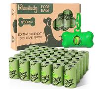 Blanlody Bolsas Caca Perro Biodegradables 450 Pcs Bolsas Perro Caca Bolsa Excrementos Perros Extra Grueso Y A Prueba De Fugas，Perfumado Sacos Cao Dejetos Con Porta Apto Para Uso En Exteriores 30*22Cm