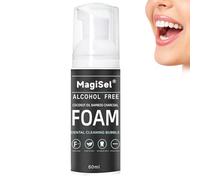 Blanqueador Dental Profesional, 60ml Mousse Espuma de la Pasta de Dientes, Activated Charcoal Toothpaste, Pasta de Dientes de Espuma de Carbón de Bambú, Pasta de Dientes Blanqueadora de Espuma