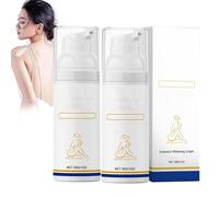 Blanqueamiento de axilas, crema blanqueadora de axilas, crema aclaradora de piel para rodillas, codos, áreas íntimas, muslo interno, áreas de bikini (2 pcs)