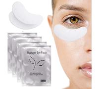 Blantye 100 pares de extensiones de pestañas, almohadillas para debajo de los ojos, almohadillas de gel para ojos, sin pelusa, para pestañas, parche de película hidratante individual, máscara, herrami