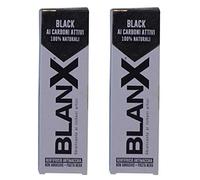 BlanX: "Black" Pasta de dientes blanqueadora negra - 2,54 onzas de líquido (75 ml) (pack de 2) [importación italiana]