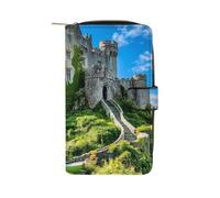 Blarney Castle County Cork Ireland - Cartera larga de piel sintética para mujer, organizador de mano para oficina y viajes