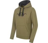 Blaser Sudadera con capucha para hombre | Sudadera clásica con capucha para el día a día y el tiempo libre | Aspecto discreto de la marca | Dos colores y tallas hasta 3XL, verde oliva, L