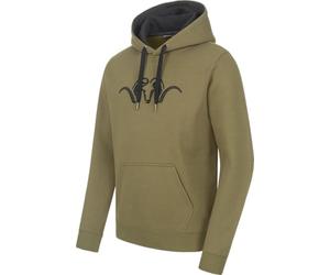 Blaser Sudadera con capucha para hombre | Sudadera clásica con capucha para el día a día y el tiempo libre | Aspecto discreto de la marca | Dos colores y tallas hasta 3XL, verde oliva, XL
