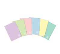 Blasetti - 10 Maxi cuadernos One Color PASTELLO con Jolly Page - Cuadrícula 4M