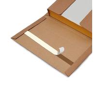 Blasetti Caja para Envío de Libros - Book Box S, embalaje en cartón microondulado color avana, paquete de 20 unidades, ideal para enviar libros en formato A5