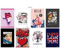 Blasetti - Maxi cuadernos A4 80 gr - Cuadros 4 mm - Teen Girl (10 unidades)